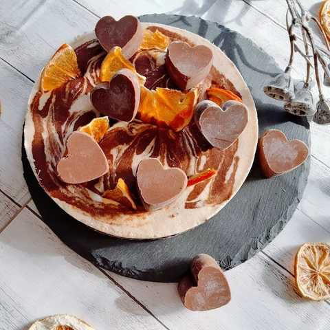 グルテンフリー マーブルオランジェケーキ