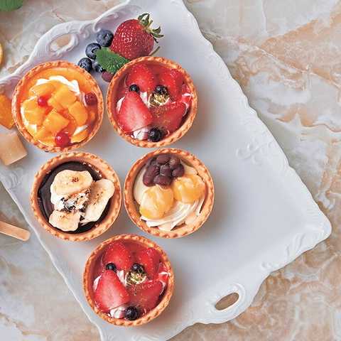 星のアイスクリームタルト