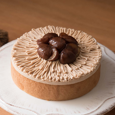 栗のショートケーキ