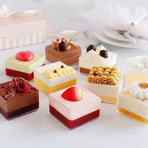 キューブスイーツ3種類6個セット