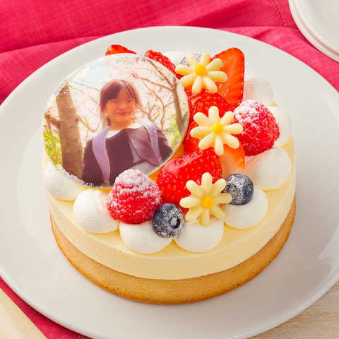 写真ケーキ ドゥーブルフロマージュ