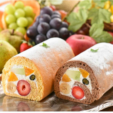 フルーツロールケーキ