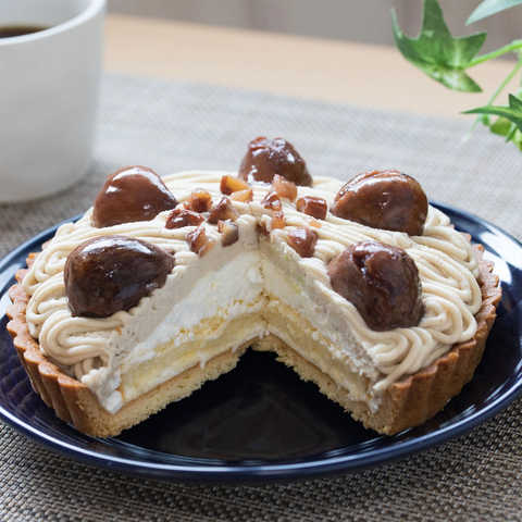 城川和栗のモンブランタルト