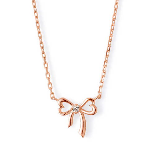 【THE KISS】リボン ネックレス