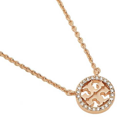 【Tory Burch】CRYSTAL LOGO DELICATE ネックレス