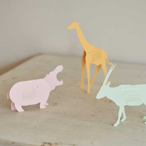 グッドモーニング 2016年 カレンダー 卓上 Safari