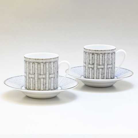 HERMES コーヒーカップ＆ソーサー ペア