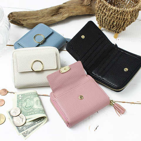 二つ折り　ミニ財布