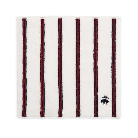 スーピマコットン　ストライプ　ミニタオル