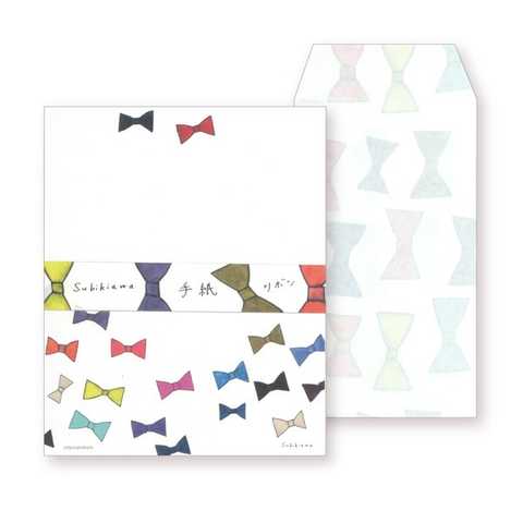 表現社　Ｓｕｂｉｋｉａｗａ　レターセット「手紙」　リボン