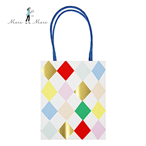 ギフトバッグ カラフルダイヤ ハーレクイン ピエロ