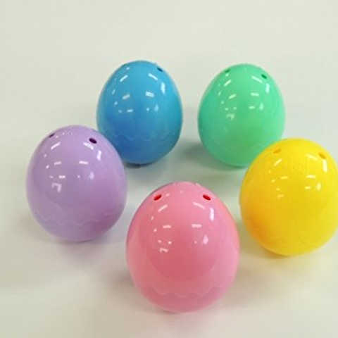 パカッ!とたまごカプセル(開閉しやすいギザギザカット) 5色アソート 50個入り