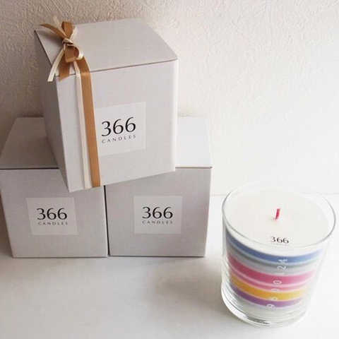 日付のオーダーメイドキャンドル 366 CANDLES(Regular)