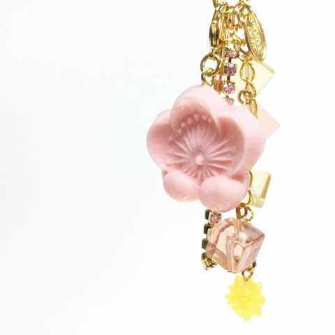 季節の京菓子ストラップ　光琳梅