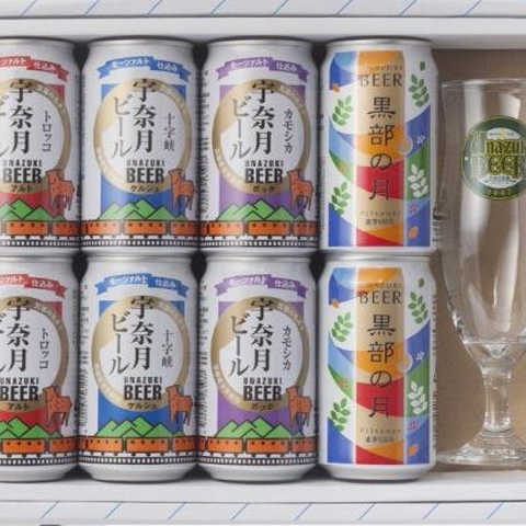 宇奈月ビール＆グラスセット