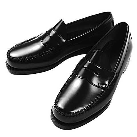 G.H.BASS(ジーエイチバス) LOGAN ローガン PENNY LOAFER ペニー ロファー BLACK US7.5 [並行輸入品]