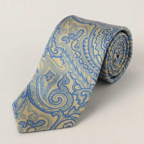 SILK/PRINT ペイズリー ネクタイ