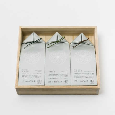 うきはの山茶 3本入 桐箱 GFT3-1