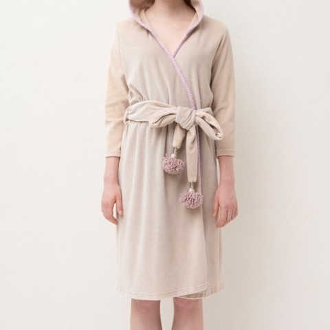 ガウン型バスローブ