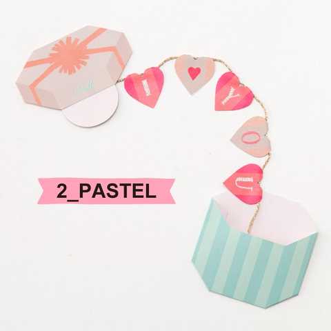 トリックアルバムデコレーション：しのばせミニガーランド PASTEL