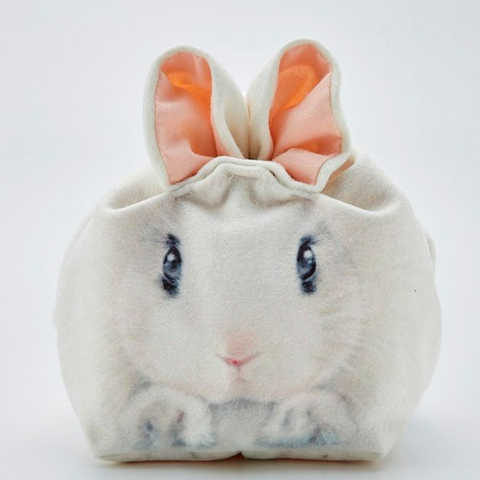 ＹＯＵ＋ＭＯＲＥ！　キュッと結ぶとお耳ができる　うさぎきんちゃくポーチ