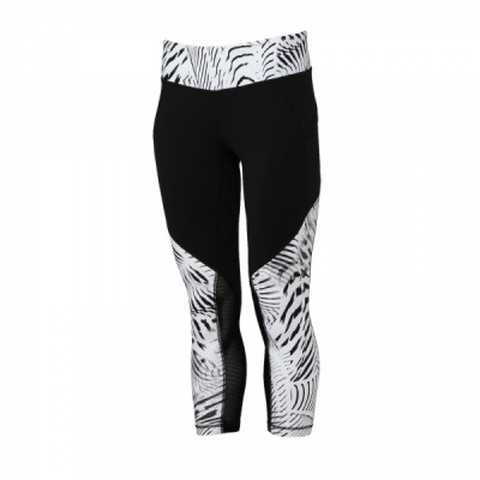 トレーニング パフォーマンスファッションカプリ AWP61100BKW