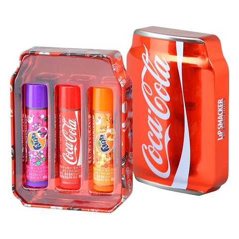 Coca-Cola（コカ・コーラ グッズ） リップクリームギフトセット Coke CAN 