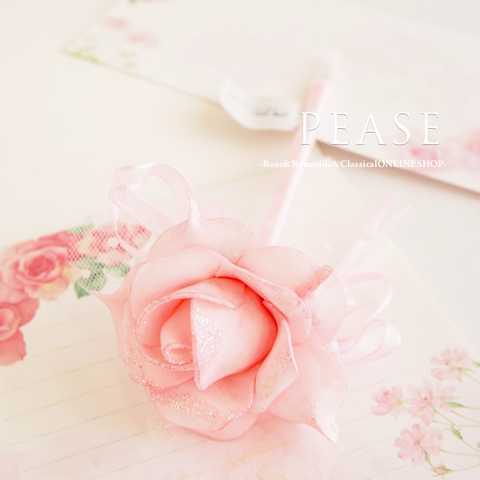 ピンクローズボールペン