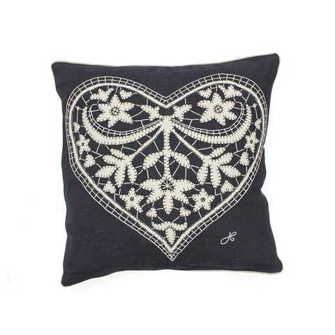 クッションカバー 85%リネン 15%ウール