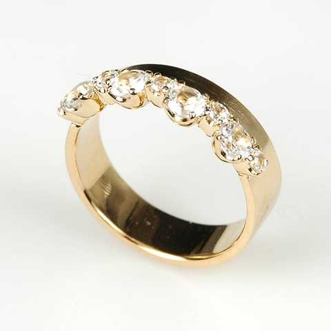 アンジェリーナ・ゴールド・プレート・リング