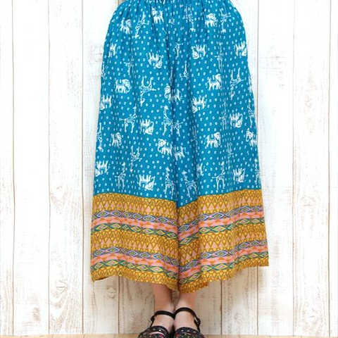 ジラフ＆エレファントボーダーパンツ