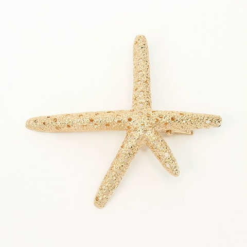 スターフィッシュ ヘアピン ゴールド / シルバー