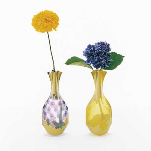 D-BROS ディーブロス／フラワーベース「Hope Forever Blossoming」（ダイヤ・ドット・ストライプ 3種）