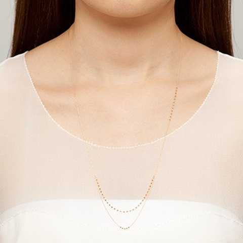 ミモザネックレス