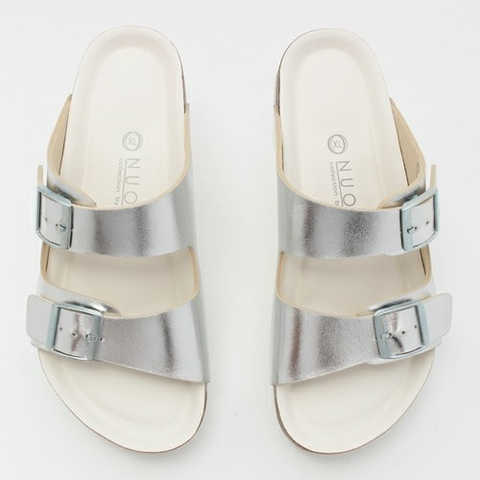 レディース NUOVO ヌオーヴォ 2BELT CORK 4 NC50099 SILVER