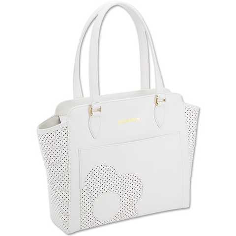 ミニダイヤパンチング  トート（ホワイト）