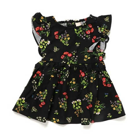 ボタニカル柄ワンピース