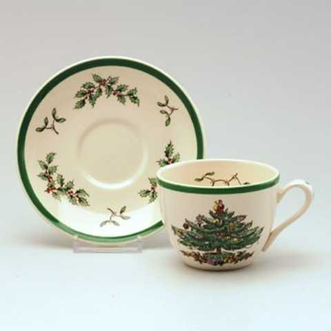 クリスマスツリー　ティーカップ＆ソーサー