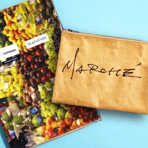 【common.×MATATABI】ペーパークラッチ「MARCHE」