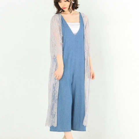 レースロングワンピース/AEMFC LACE LONG OP