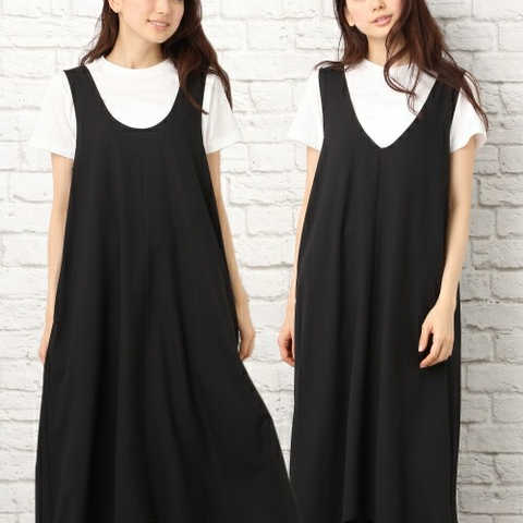 2WAYヘムデザインワンピース