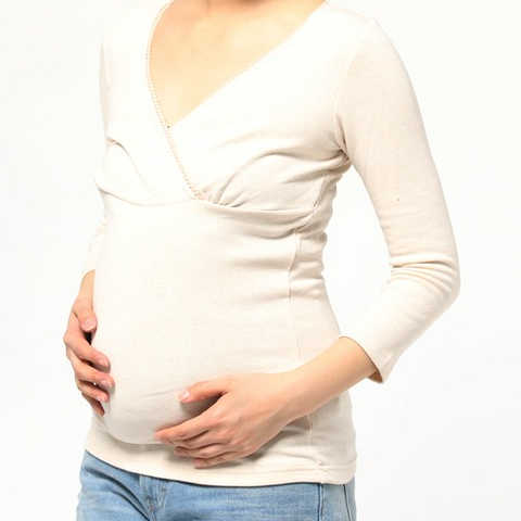 ピコレース付き カシュクール授乳インナー