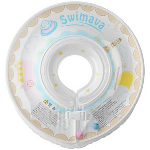 赤ちゃん用 swimava(スイマーバ)うきわ首リング セーリングホワイト