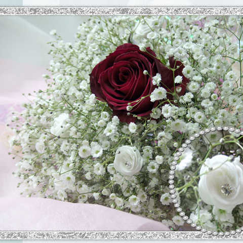 かすみ草の花束in My heart [bouquet2] 