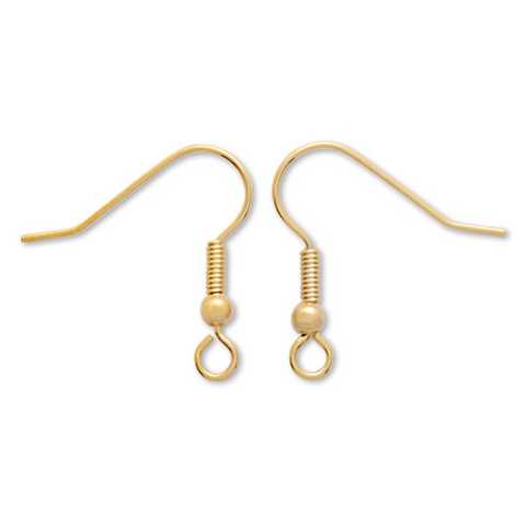 ピアス 釣針　ゴールド