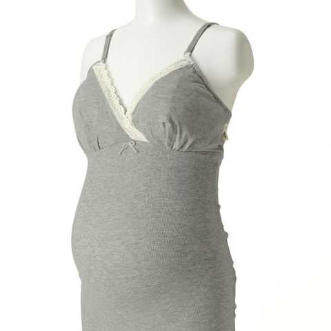 リブ キャミソール (授乳対応)