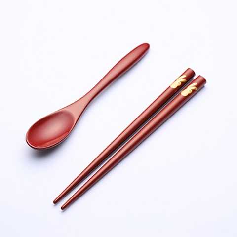 輪島塗 ベビー箸・スプーンセット