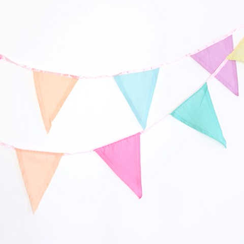 ファブリックガーランド パステルトーン マリブ 