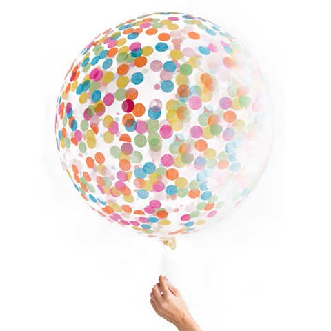 ジャイアント コンフェッティバルーン マルチカラー
