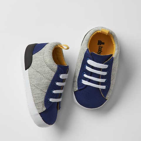 Colorblock slip-on sneakers